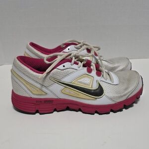 Nike Womens Dual Fusion Pink White Sneakers Sz 9